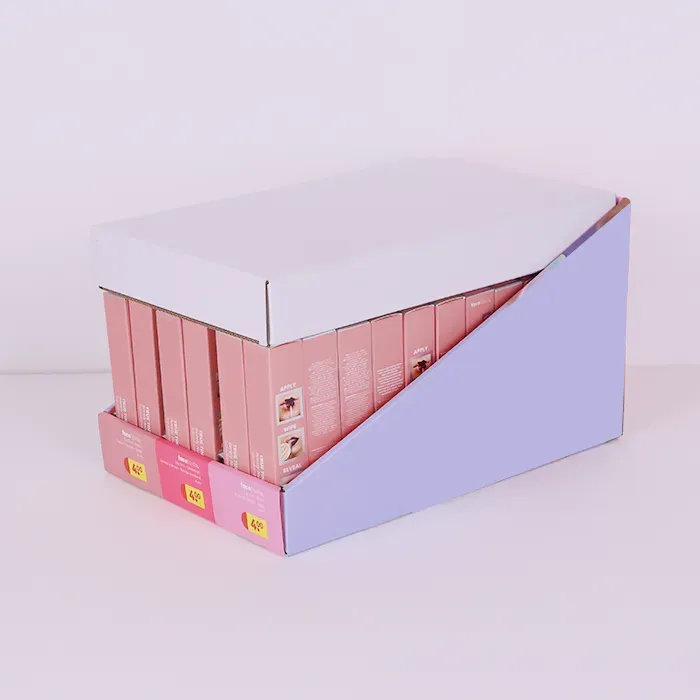 तयार प्याकेजिङ्ग प्रदर्शन गर्नुहोस्